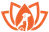 LotusVet logo icon showing a dog and cat silhouette inside a lotus flower